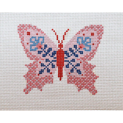 Pink Butterfly II Abigail Cecile Canvas