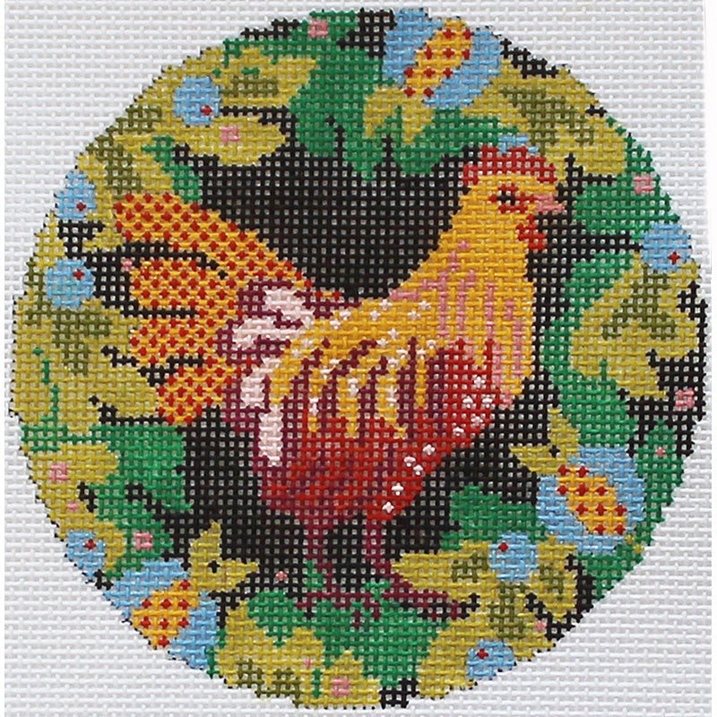 12 Days of Christmas by Abigail Cecile: 3 French Hens Canvas