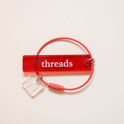 'Threads' Thread Ring: Red