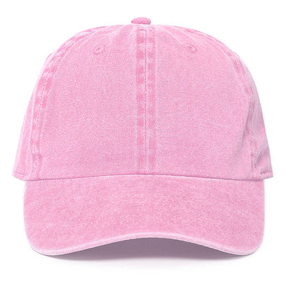 Pigment Dyed Cotton Baseball Dad Cap: GREEN / ONE SIZE