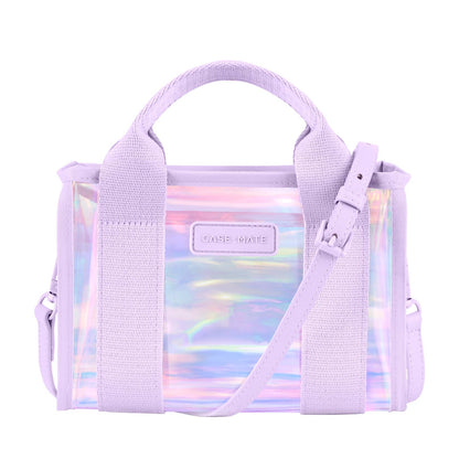 Case-Mate Clear Stadium Bag: Silver Chrome