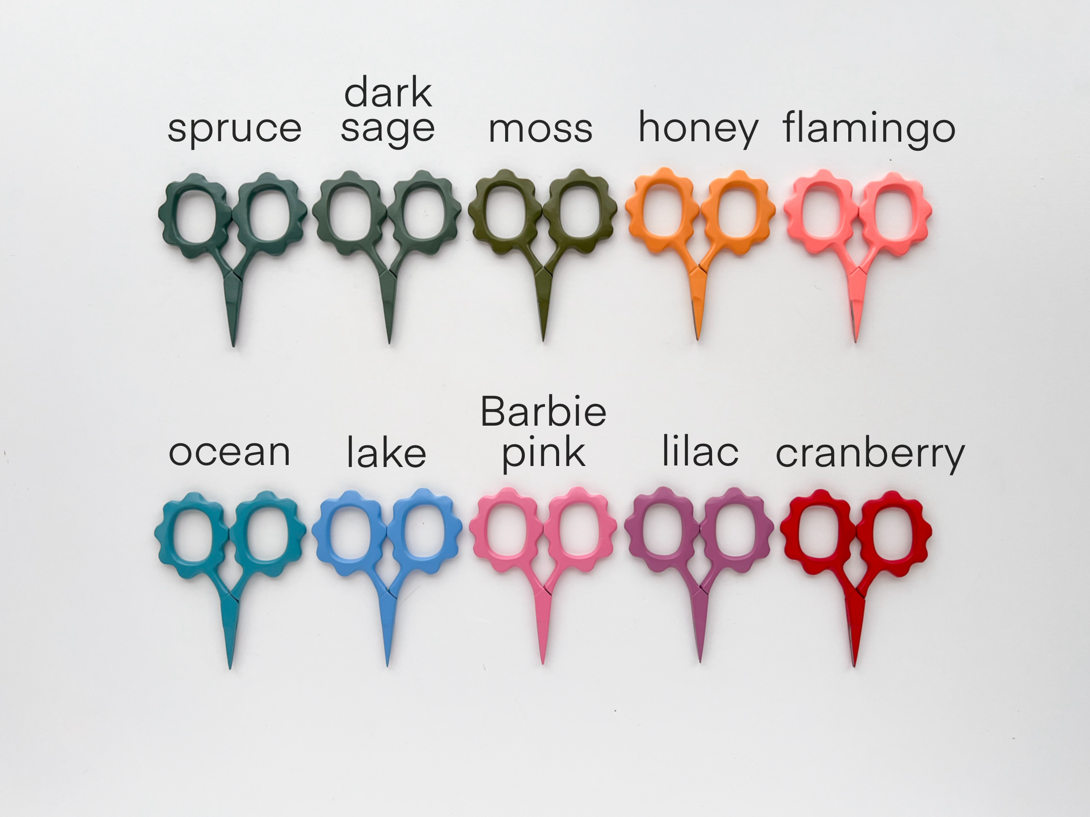 Small Flower scissors, tiny embroidery scissors: Lake
