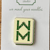 Bamboo Mahjong Tile Needle Minder