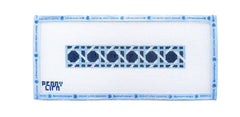 Large Cane Key Fob - BLUE Canvas