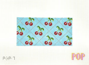 Blue Cherry Canvas
