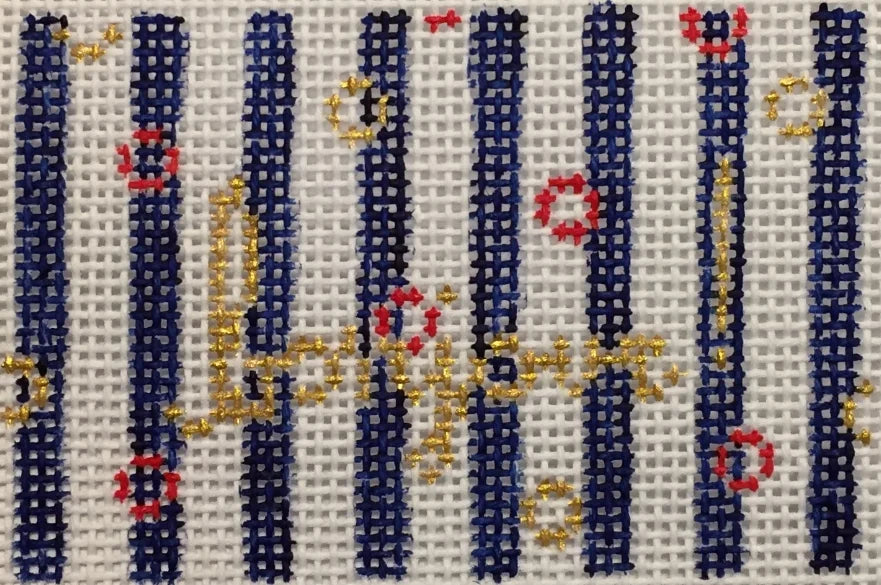 Bonjour Insert Trees Canvas