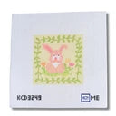Bunny Square Printed Canvas