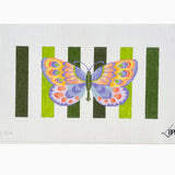 Butterfly with Stripes Canvas