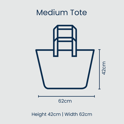 Medium Tote – Coral