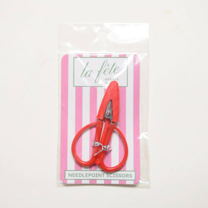 La Fete Needlepoint Mini Thread Cutting Scissors: Blush