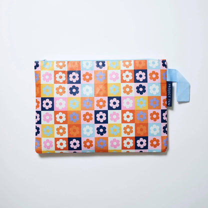 Large Zip Pouch – Square Garden