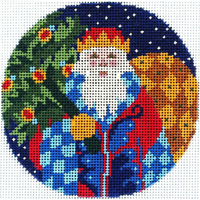 Jacobean Santa Canvas