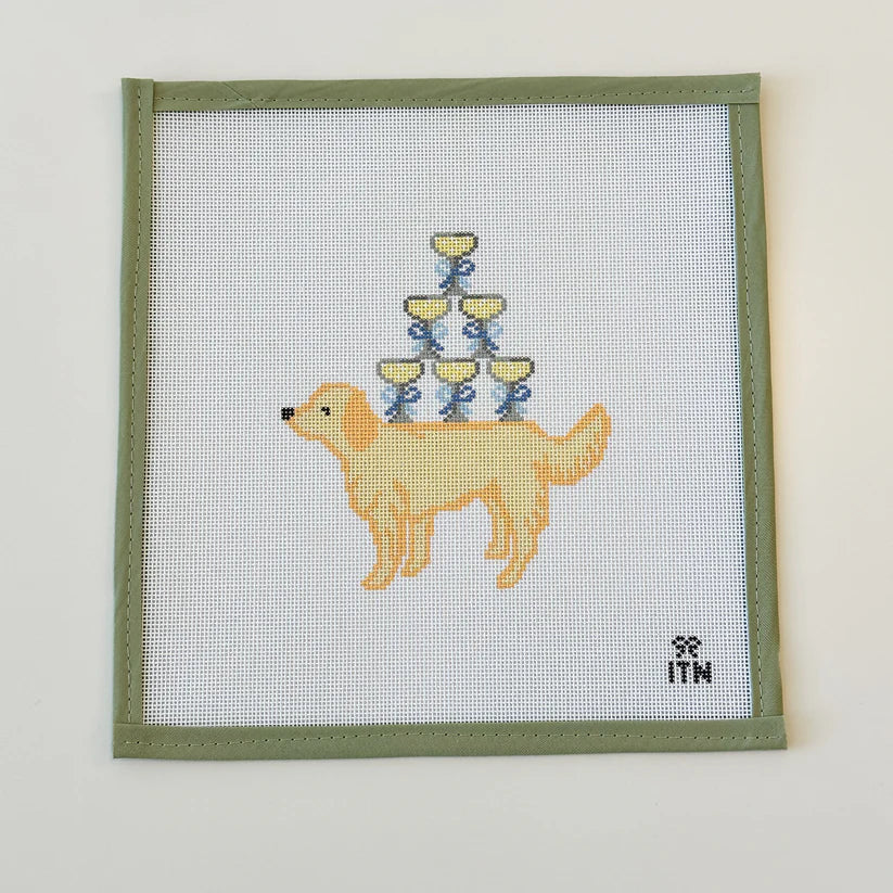 Champagne Retriever Canvas