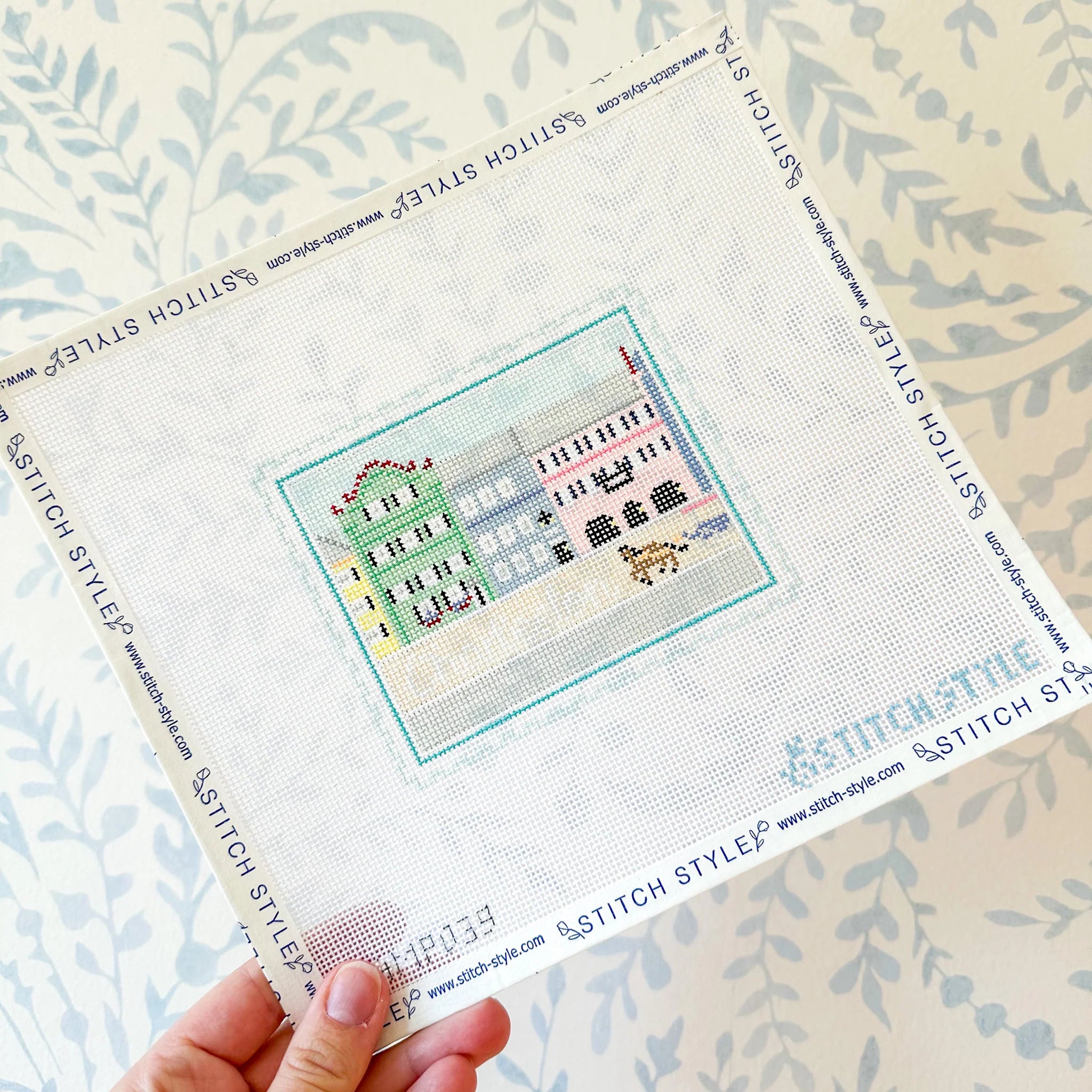 Charleston Travel Stamp Canvas