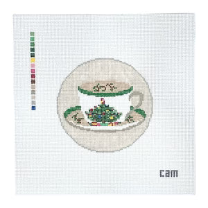 Christmas Cup Ivory Canvas