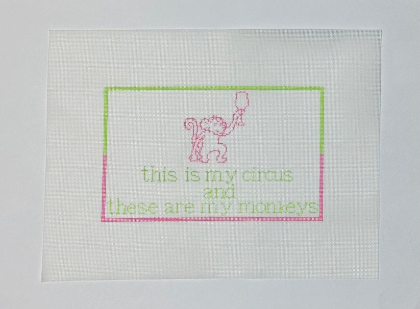 Circus Monkeys Canvas