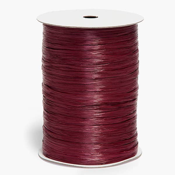 Matte Raffia Ribbon: Emerald Matte / 1 Pack / 100 yards