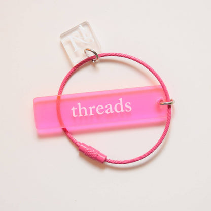 'Threads' Thread Ring: Red