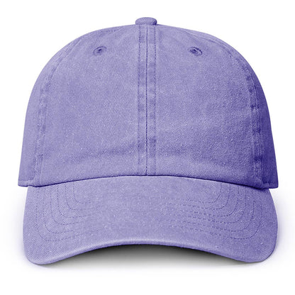 Pigment Dyed Cotton Baseball Dad Cap: GREEN / ONE SIZE