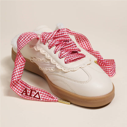 Sorority Step It Up Shoelaces: Delta Delta Delta