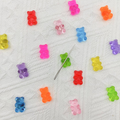 Gummy bear small needle minders: 2 Yellow