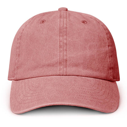 Pigment Dyed Cotton Baseball Dad Cap: GREEN / ONE SIZE
