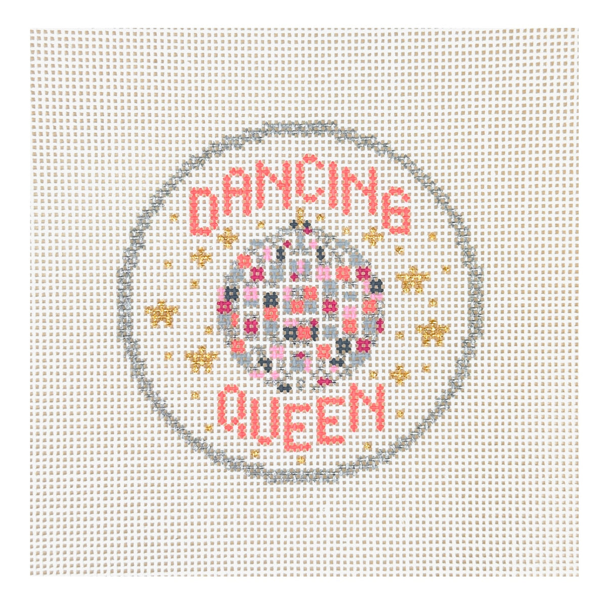 Dancing Queen Merit Badge Needlepoint Canvas