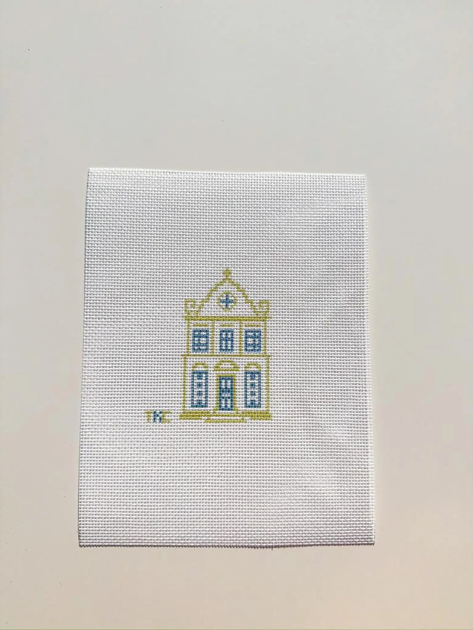 Dutch Gable House Canvas