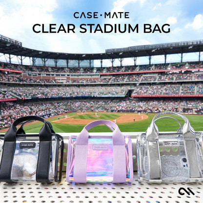 Case-Mate Clear Stadium Bag: Midnight Black