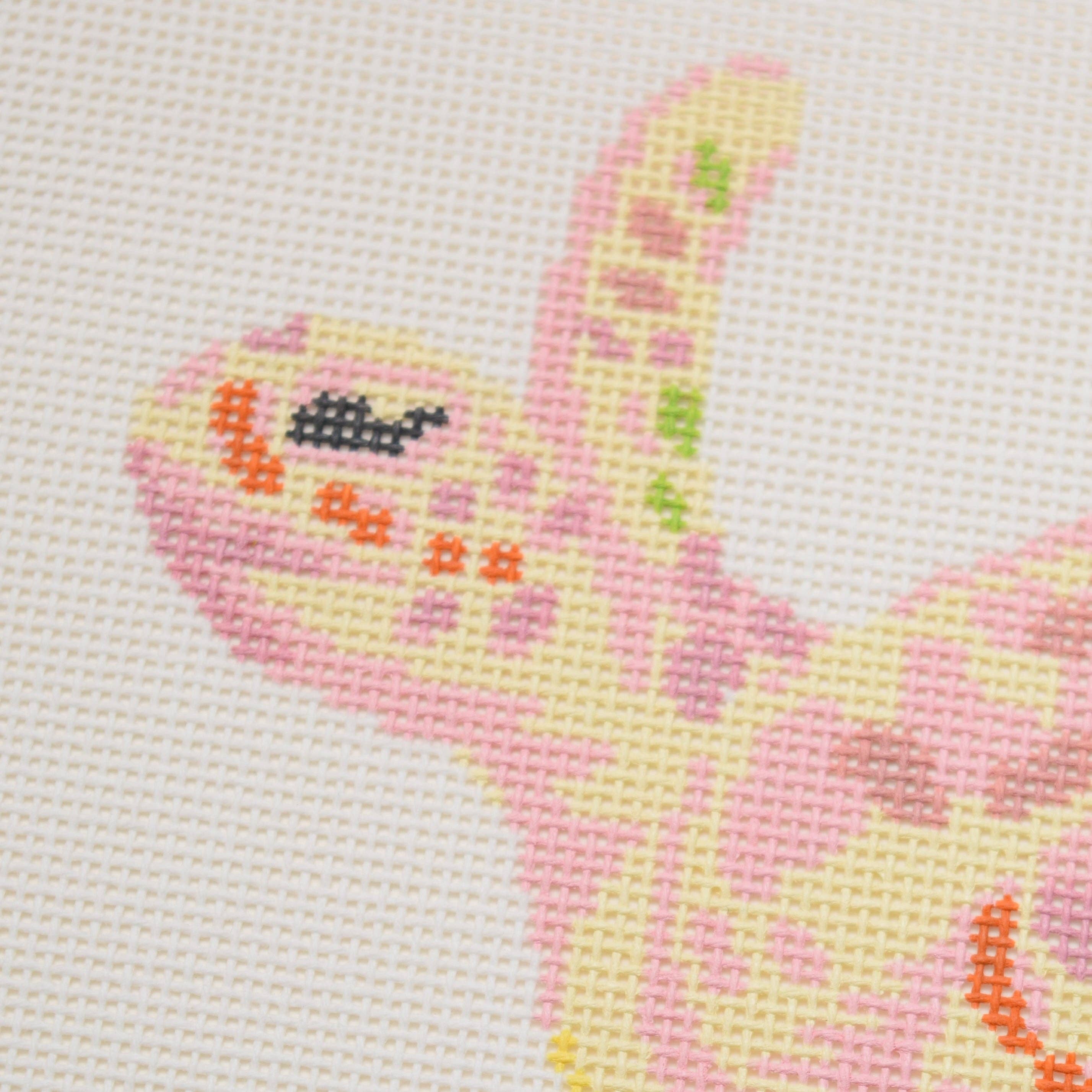Sea Turtle Hand Painted Needlepoint Canvas