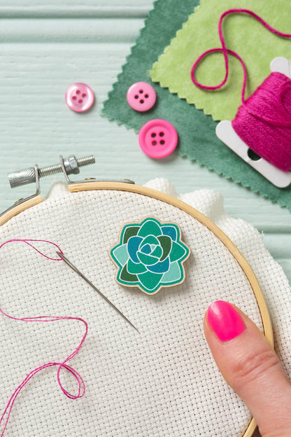 Succulent Magnetic Needle Minder