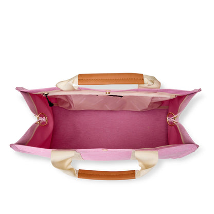 "Taylor" Pink Tote (Personalizable)