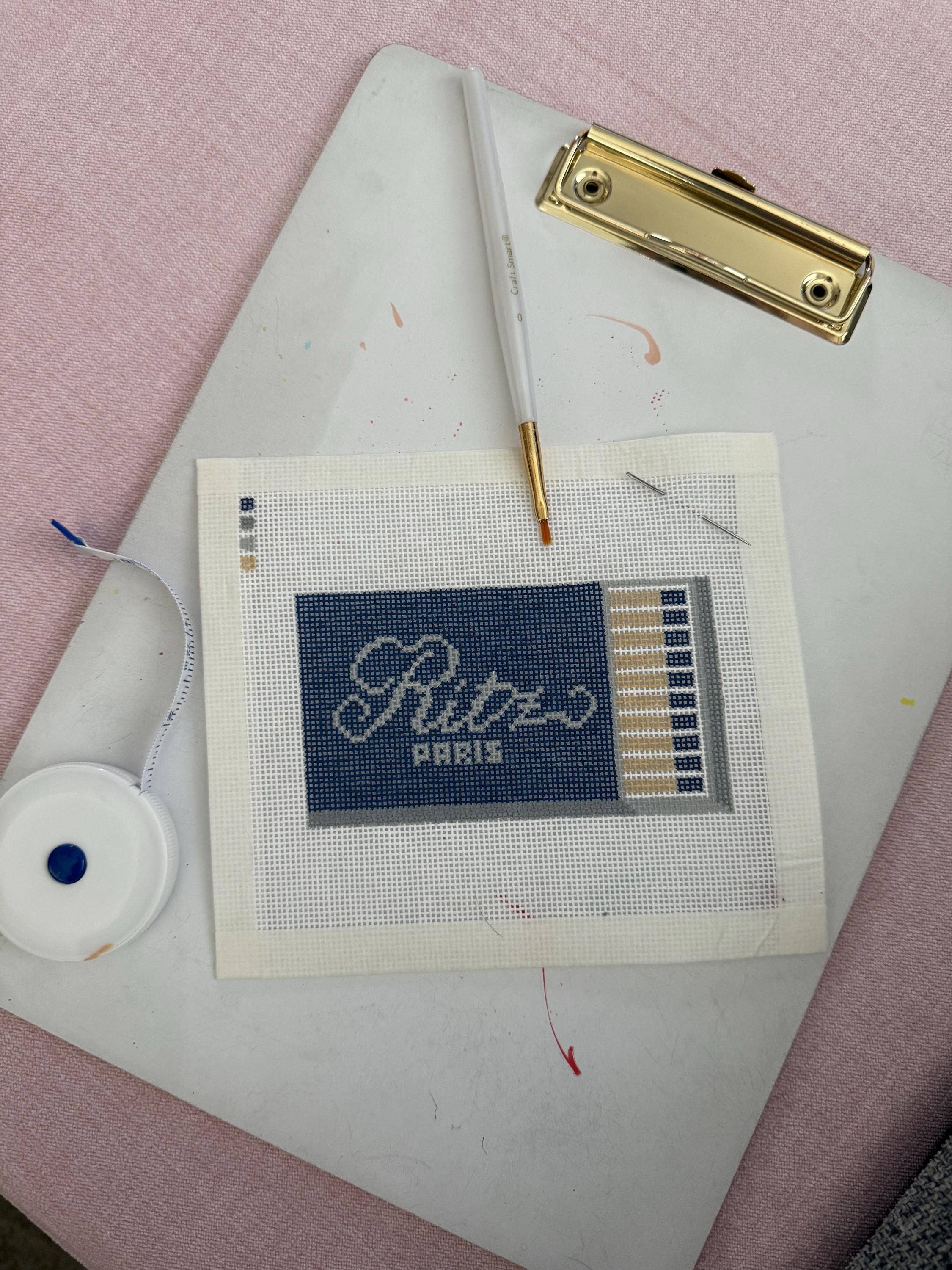 Chic Paris Hotel Matchbox Canvas