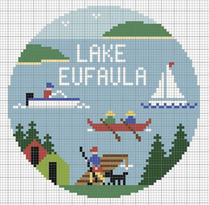Lake Eufaula Oklahoma Canvas