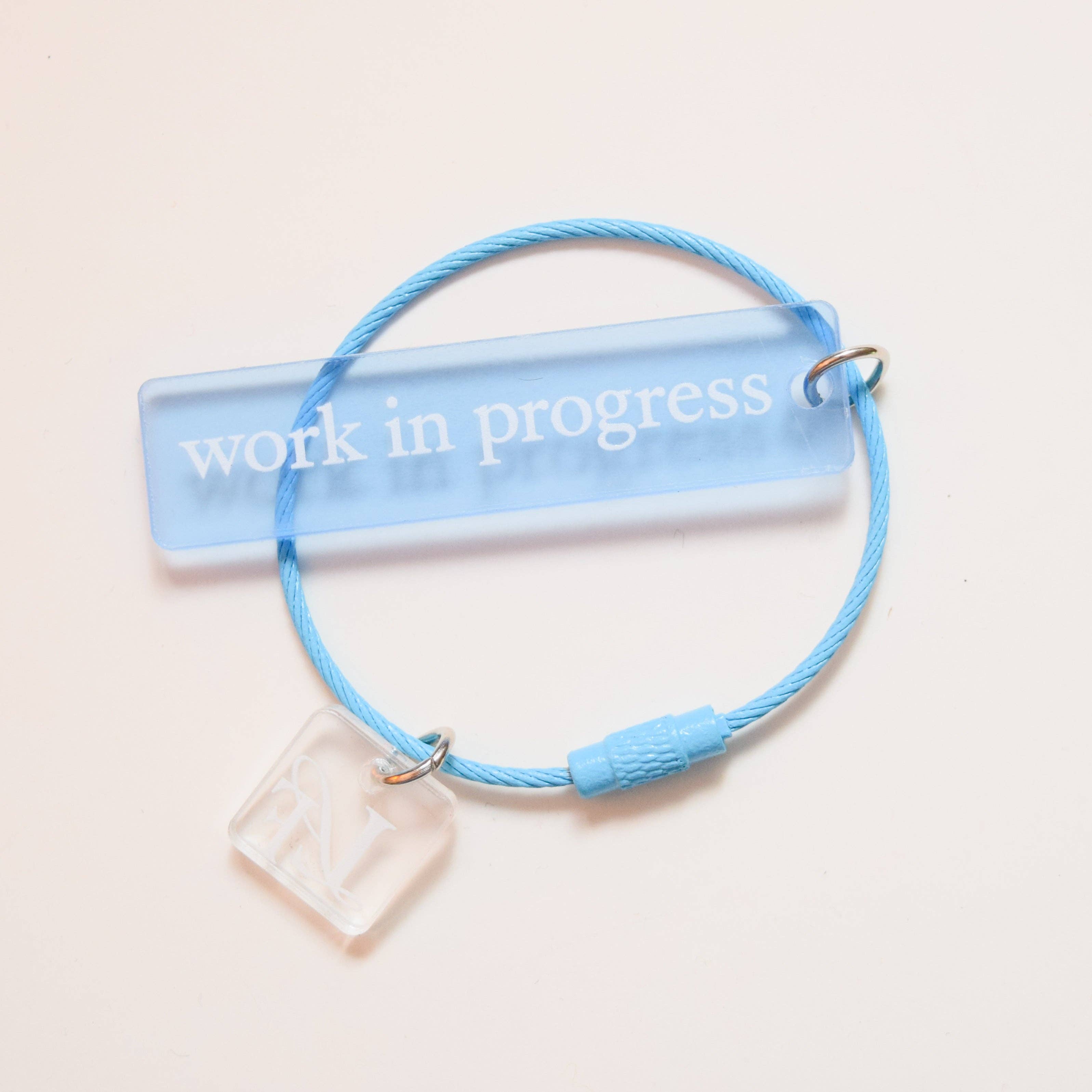 'Work In Progress' Thread Ring: Pink