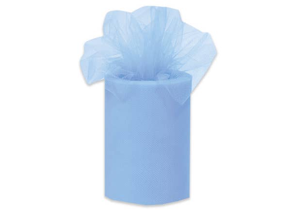 Premium Color Packaging Tulle: Light Blue / 1 Pack / 6"x25 yards