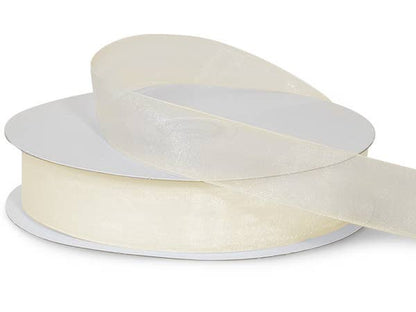 Sheer Organza Gift Packaging Ribbon: Light Blue / 1 Pack / 7/8"x100 yards