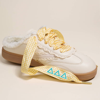 Sorority Step It Up Shoelaces: Delta Gamma