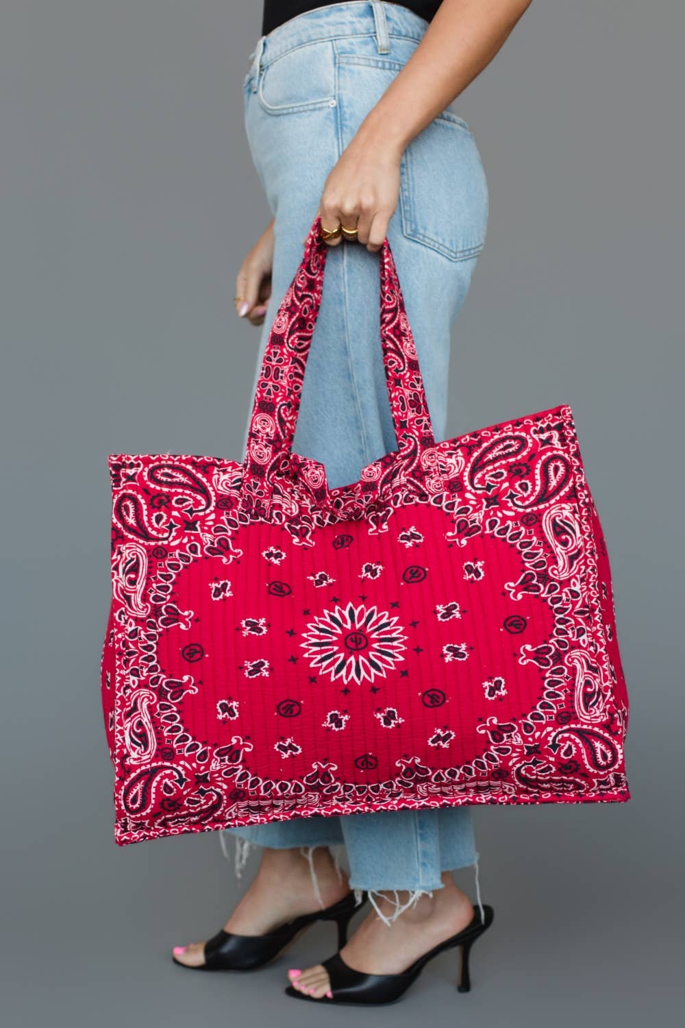 Red Bandana Tote