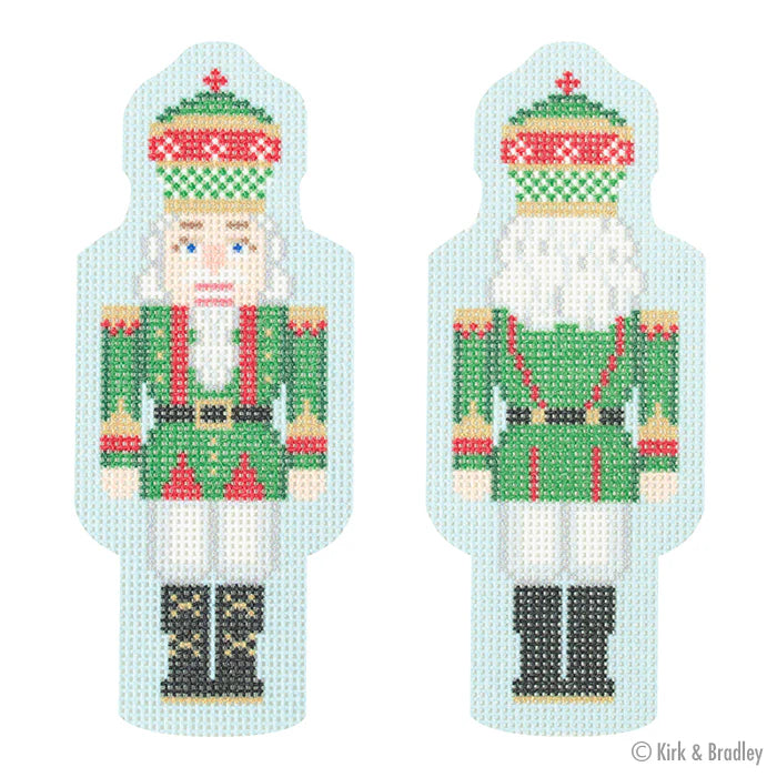 Double-Sided Nutcracker - Green Canvas