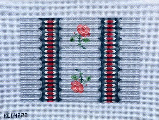 French Floral Clutch Canvas