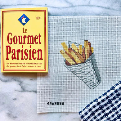 Frites in Newspaper Canvas