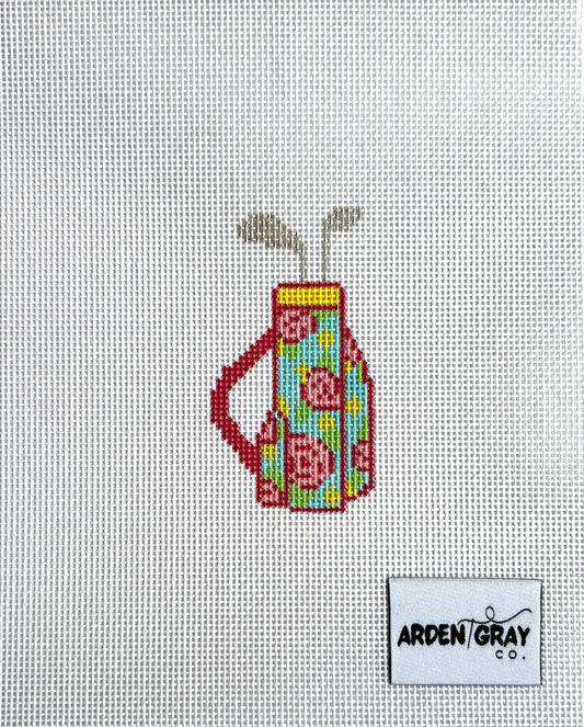 Floral Golf Bag Canvas