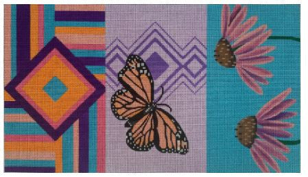 Butterfly/Cone Flower Clutch