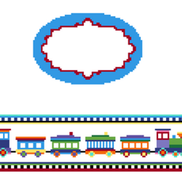 Train Hinge Box Canvas w/ Hardware