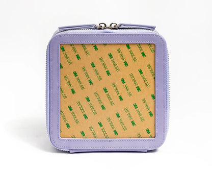 6" Leather Self Finishing Box - Lavender