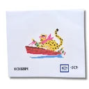 Dolce Vita Wooden Boat Club Leopard Printed Canvas