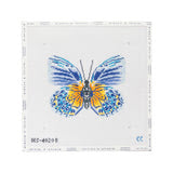 Large Butterfly - Blue Autumn Canvas