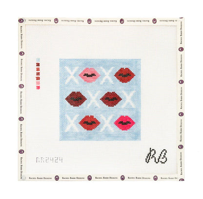 Lips XO - 4" Canvas