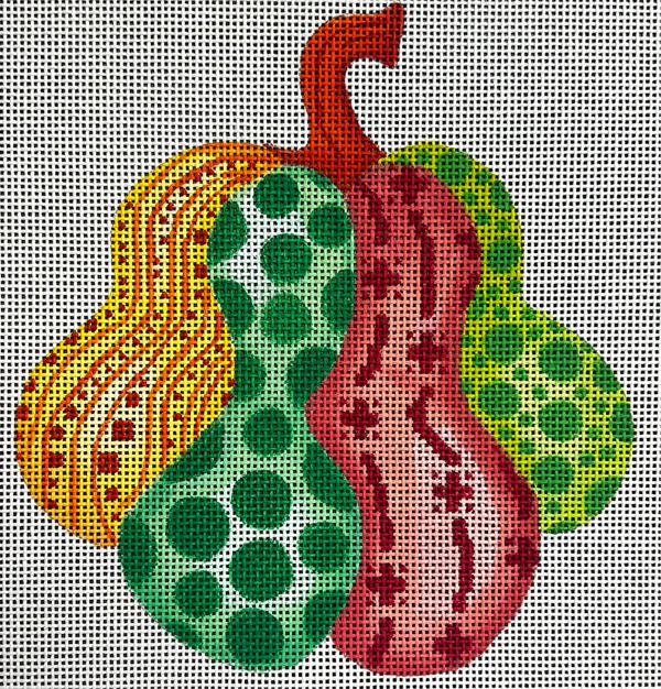 Mixed Pattern Gourd Canvas